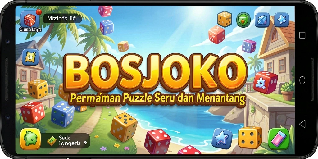 Tampilan gameplay menarik dari BOSJOKO yang memicu kreativitas.