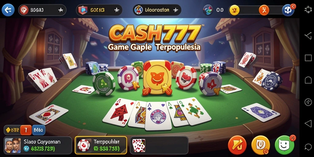 Tangkapan layar <strong>CASH777</strong> menampilkan gameplay seru dalam permainan Gaple.