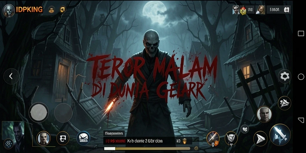 Gameplay menyeramkan di dunia gelap penuh misteri.