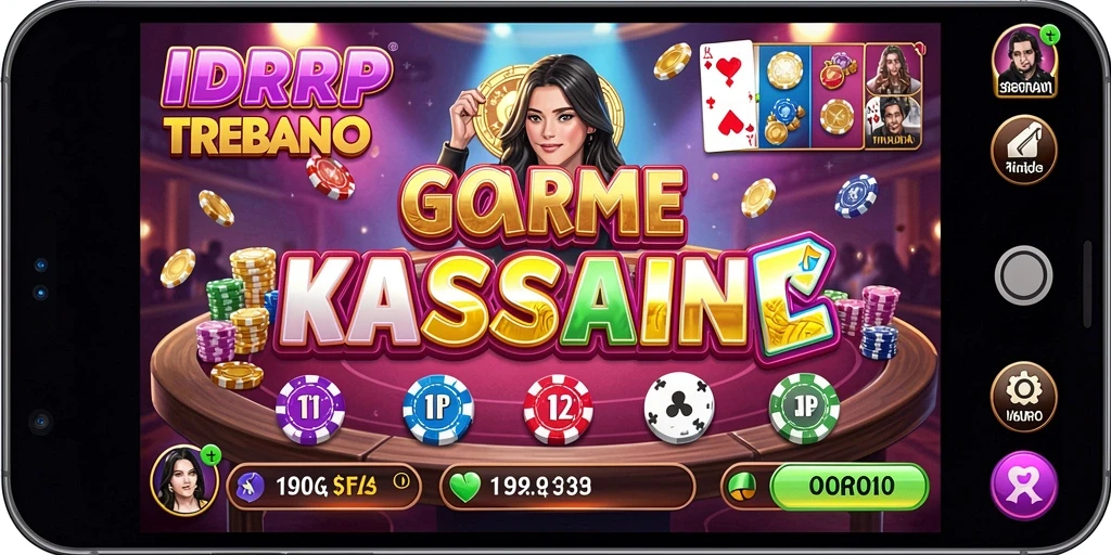 Tampilan gameplay seru di IDRRP dengan fitur Kasino yang menarik.