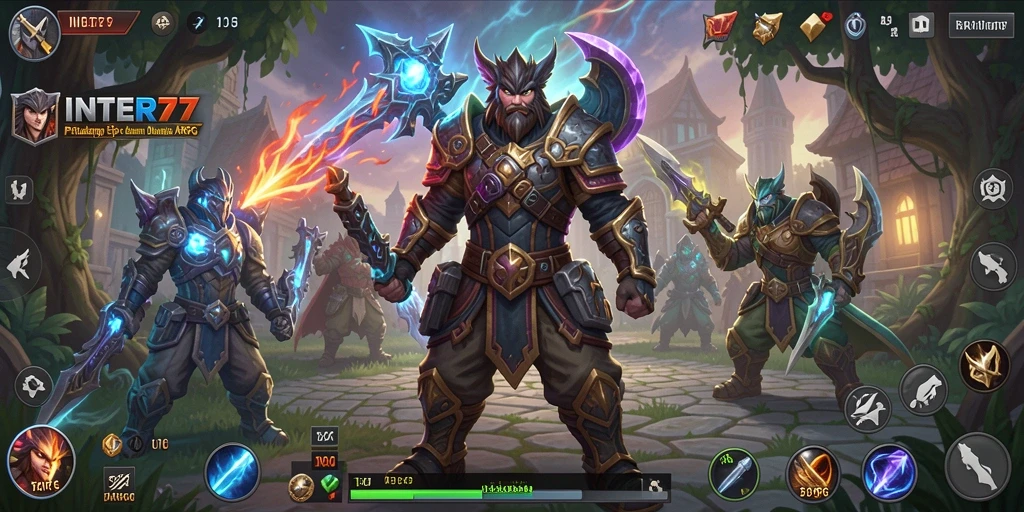 Gameplay seru dalam petualangan ARPG INTER77.