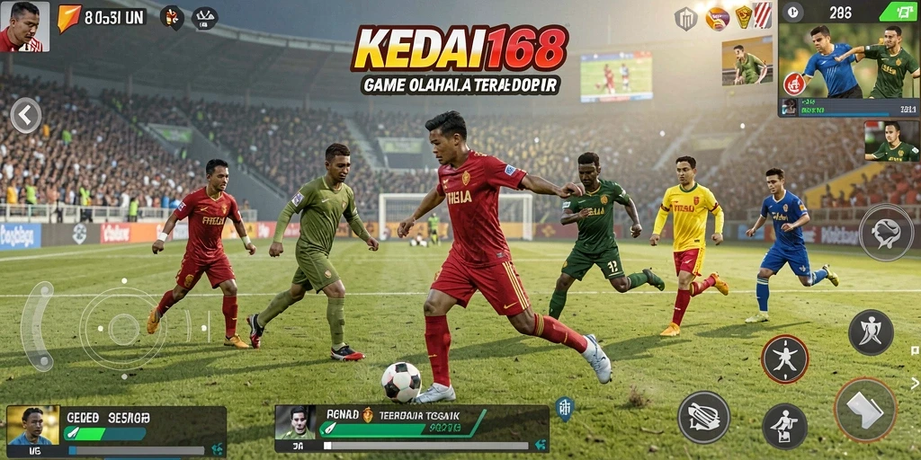 Tampilan gameplay KEDAI168 dengan aksi seru dalam olahraga.