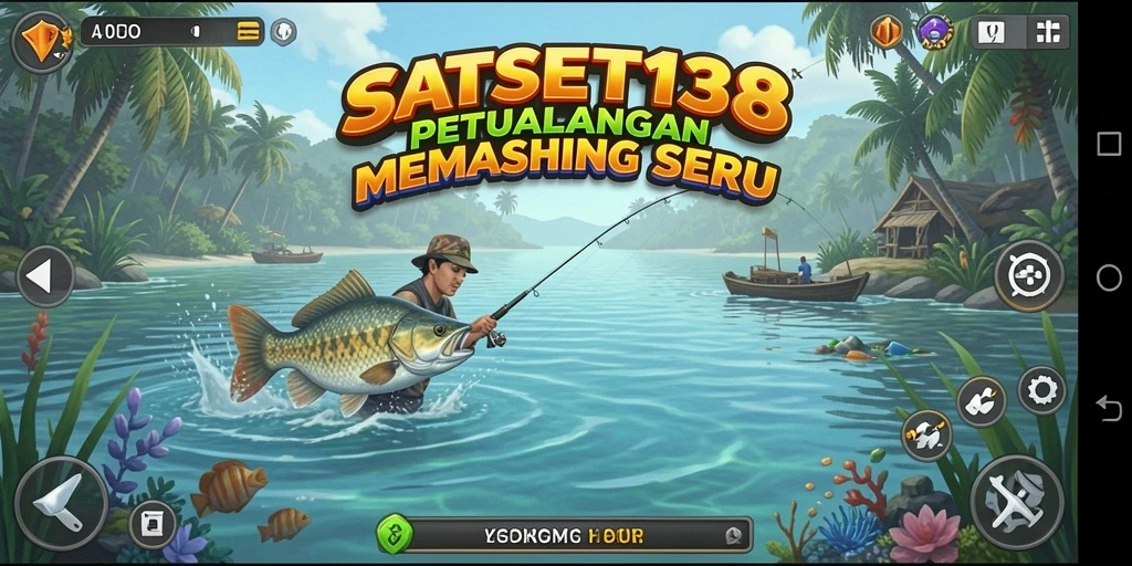 Tampilan gameplay SATSET138 yang seru dalam memancing.