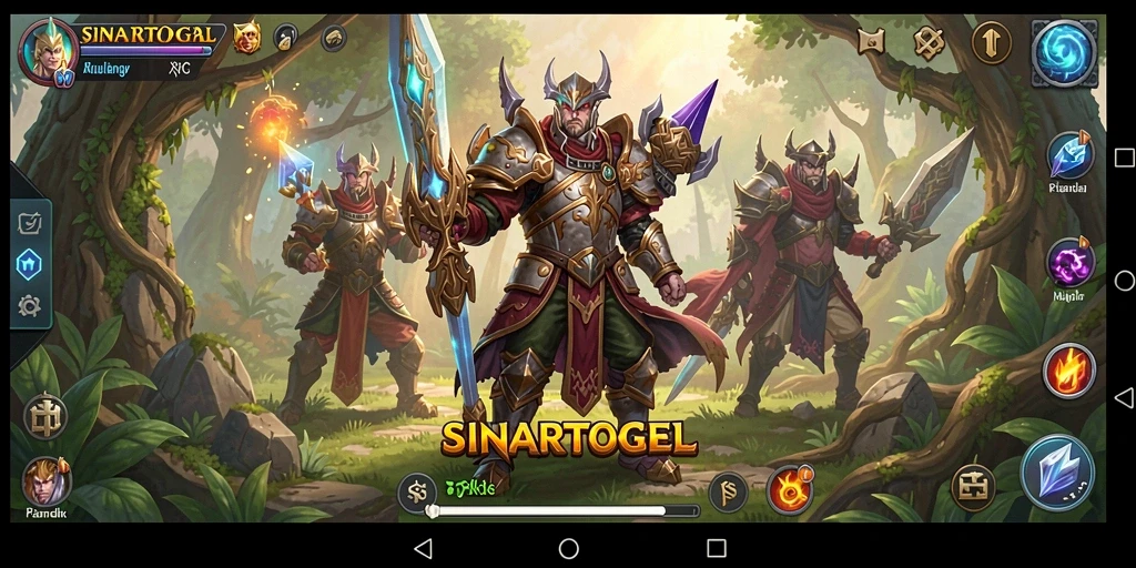 Gameplay SINARTOGEL yang penuh aksi dan strategi RPG.