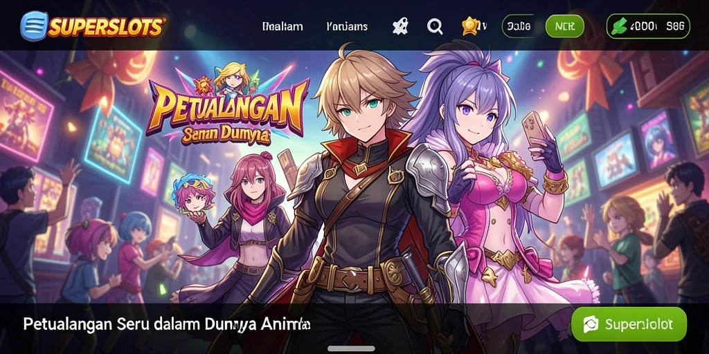 Gameplay menarik dari SUPERSLOTS dengan tema anime yang menawan.